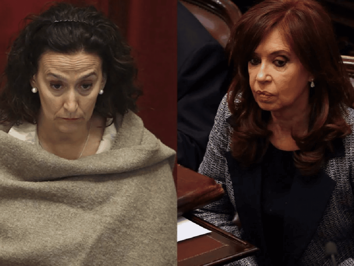 Cristina Kirchner y Gabriela Michetti hablaron por la transición en el Senado