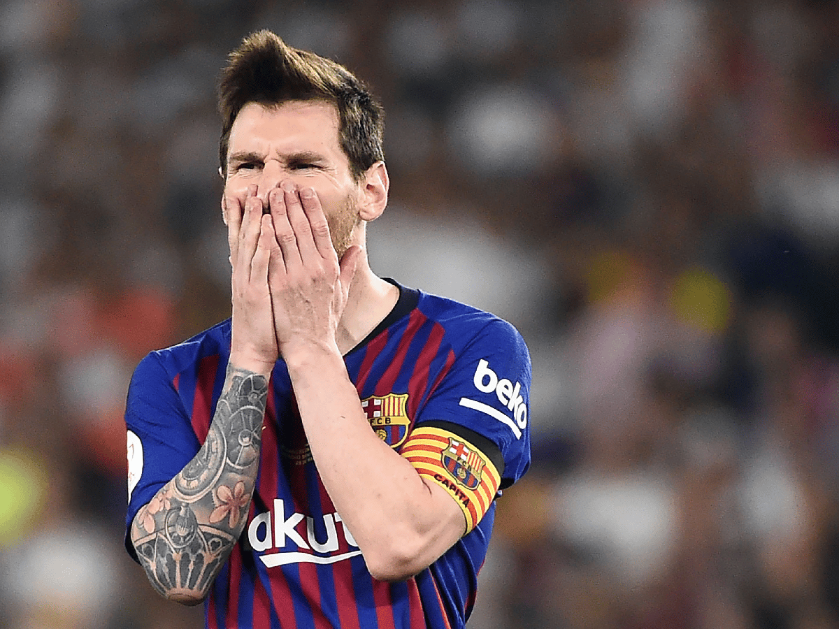 Otra decepción para Messi