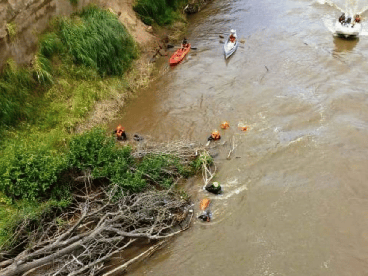 Hallan ahogado al pescador arrastrado por el río en Córdoba
