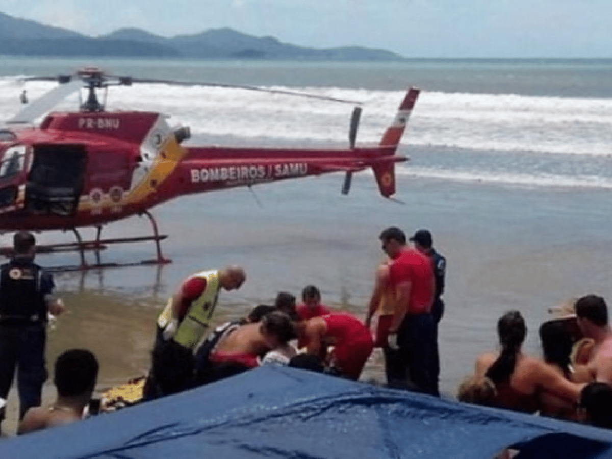 Un turista argentino se ahogó en una playa de Brasil
