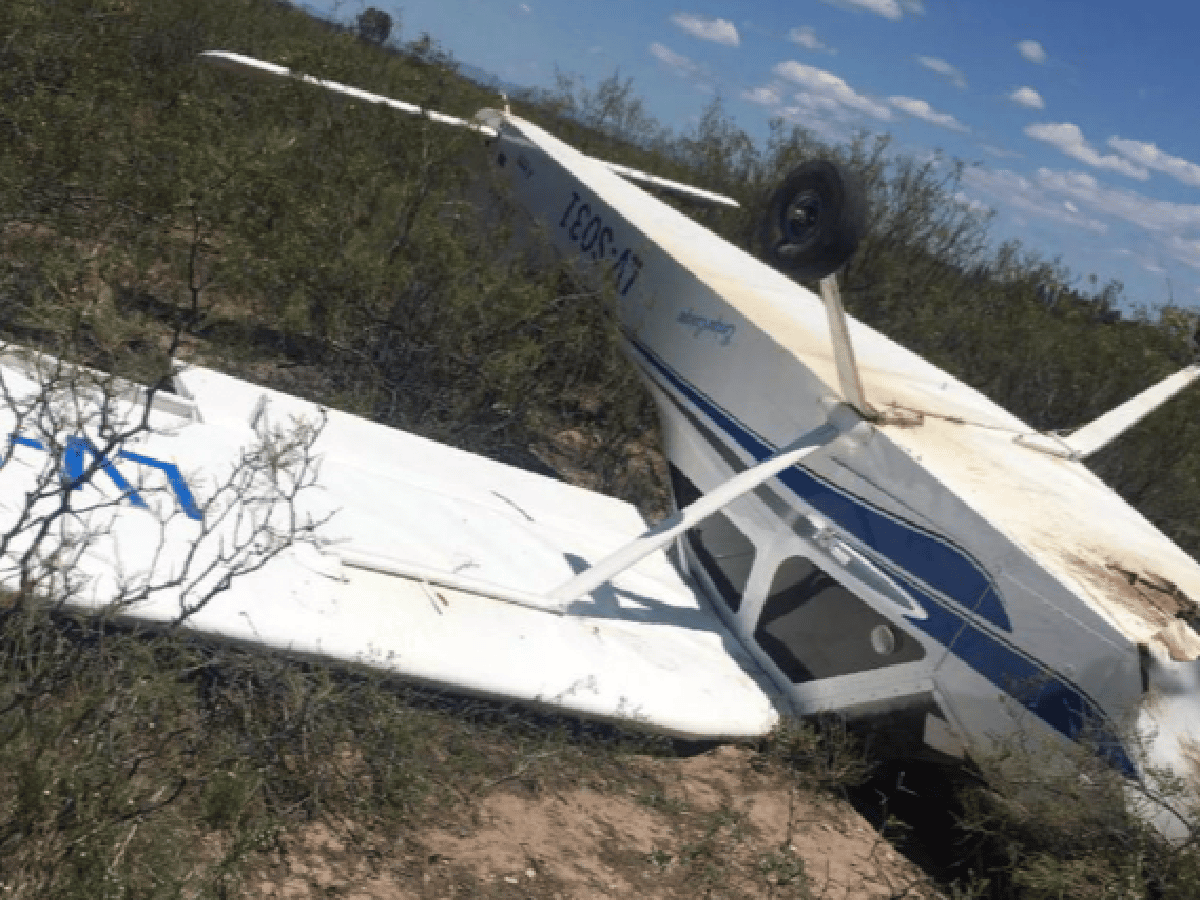 Mendoza: una avioneta se estrelló y sus ocupantes resultaron ilesos   
