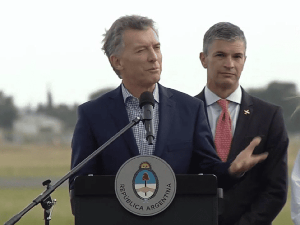 Macri anunció que impulsará la construcción de "aviones para el mundo"
