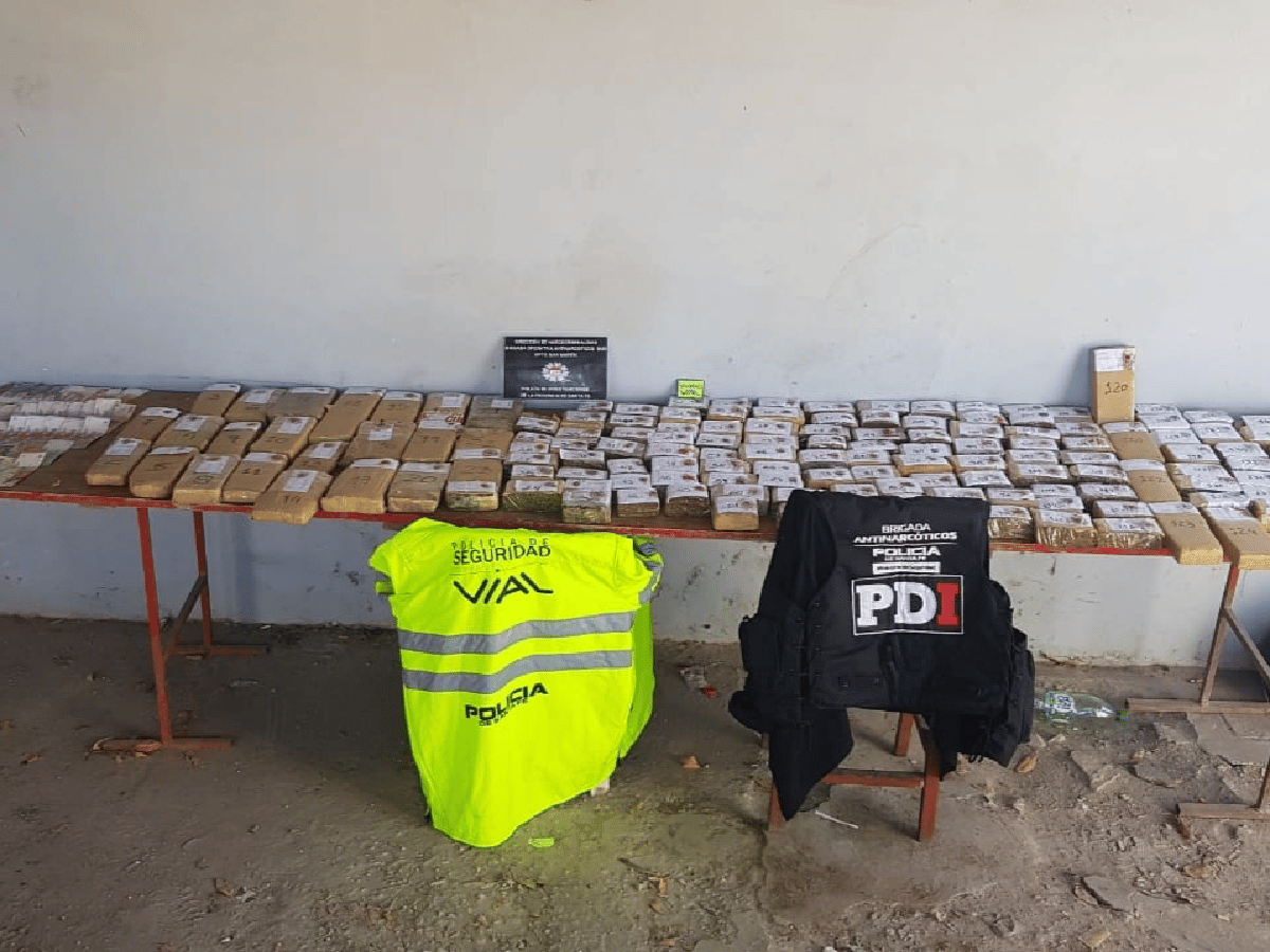 Secuestran más de 150 kilos de marihuana en El Trébol