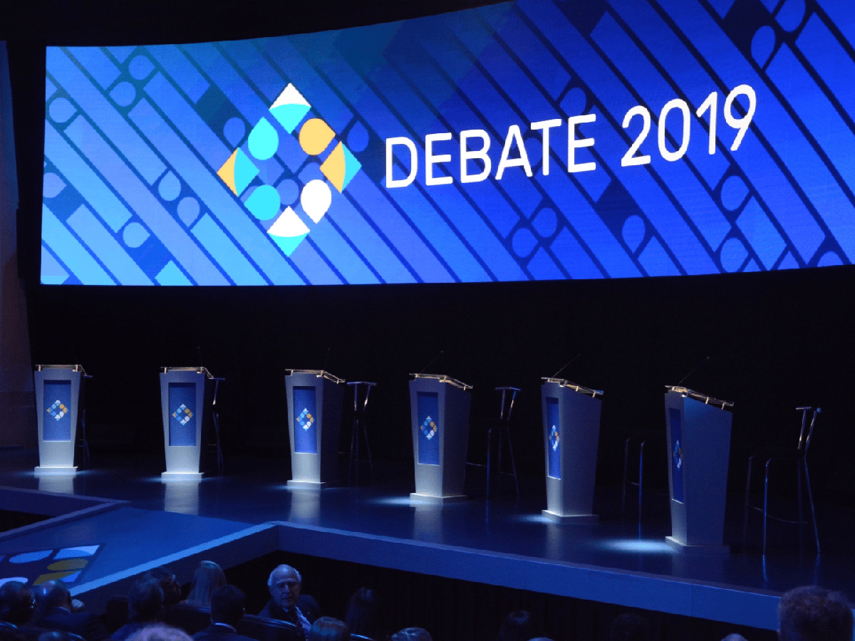 [En vivo] Comenzó el debate presidencial