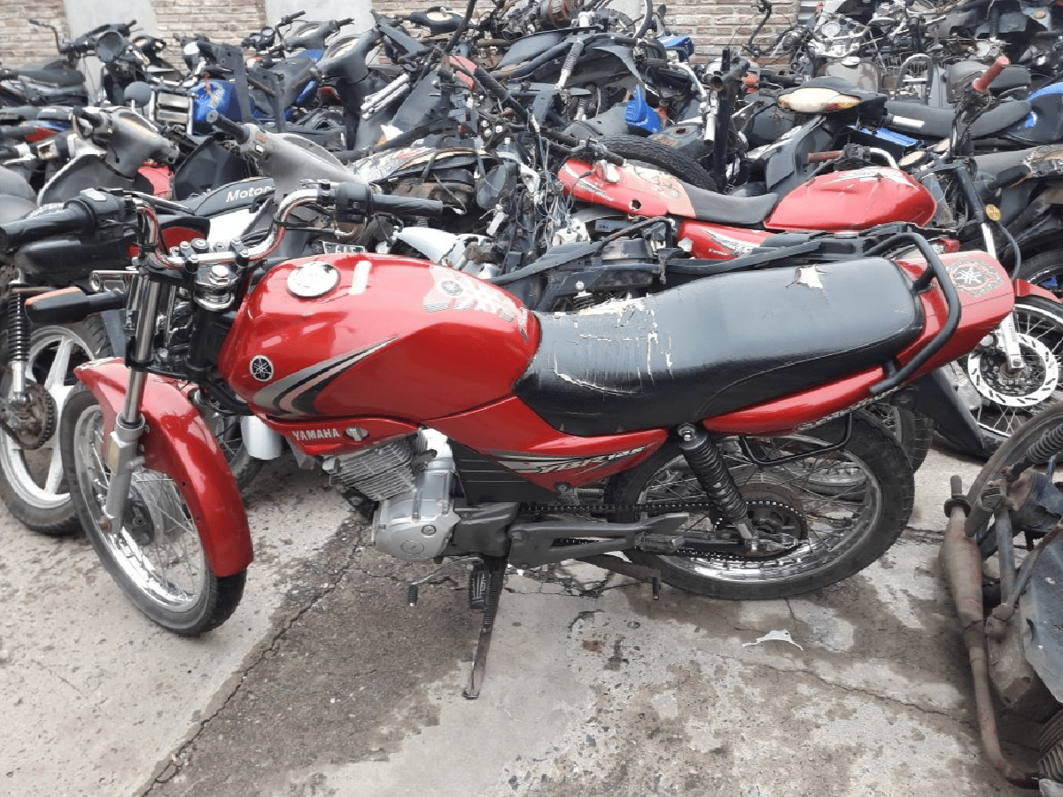 Policía recuperó moto que había sido robada en Frontera