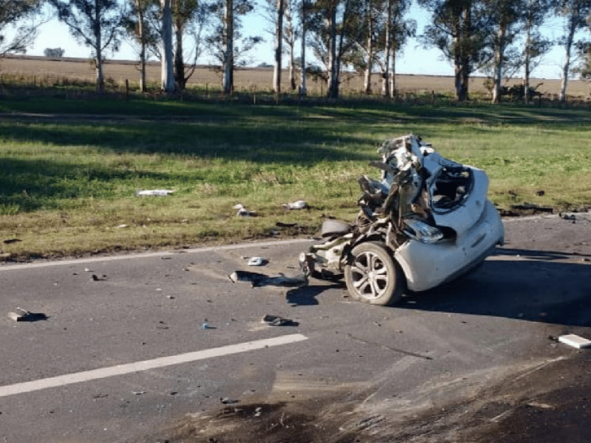 Un automovilista falleció en un terrible accidente en la ruta 8