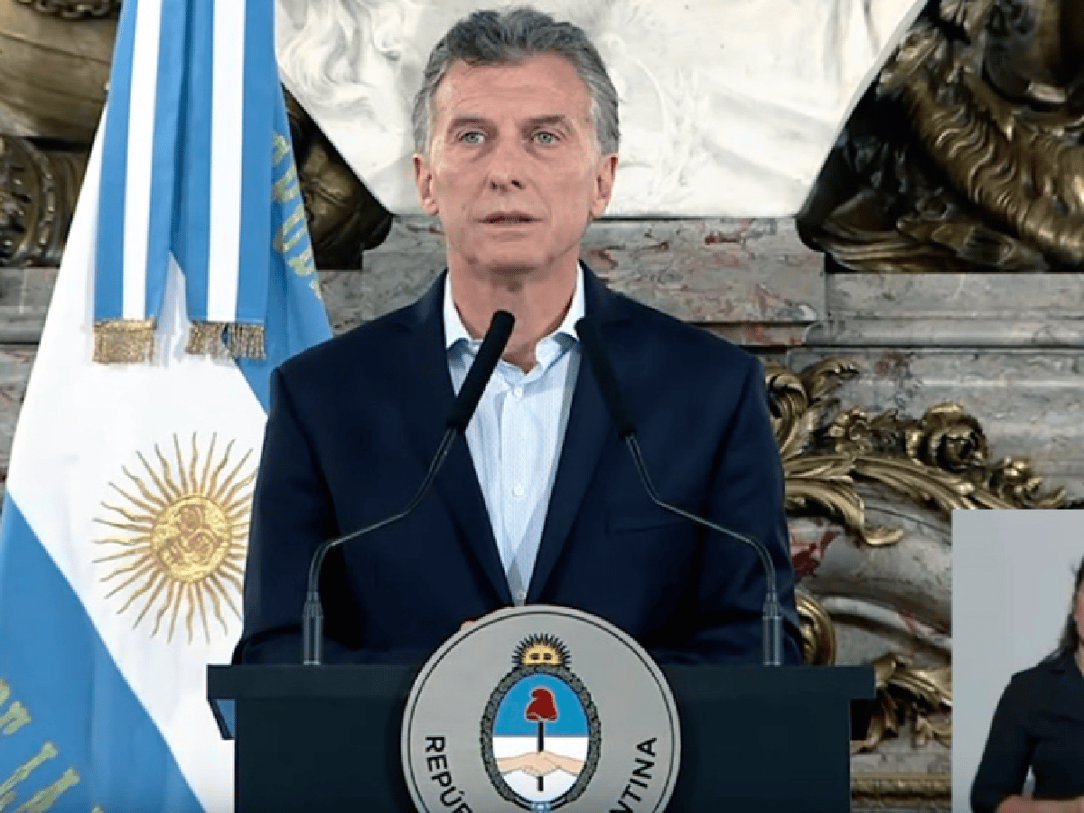 Macri: "Los argentinos queremos vivir en paz"