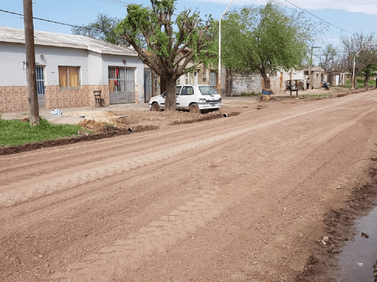 Frontera: culmina reparación  de calles en barrio San José         