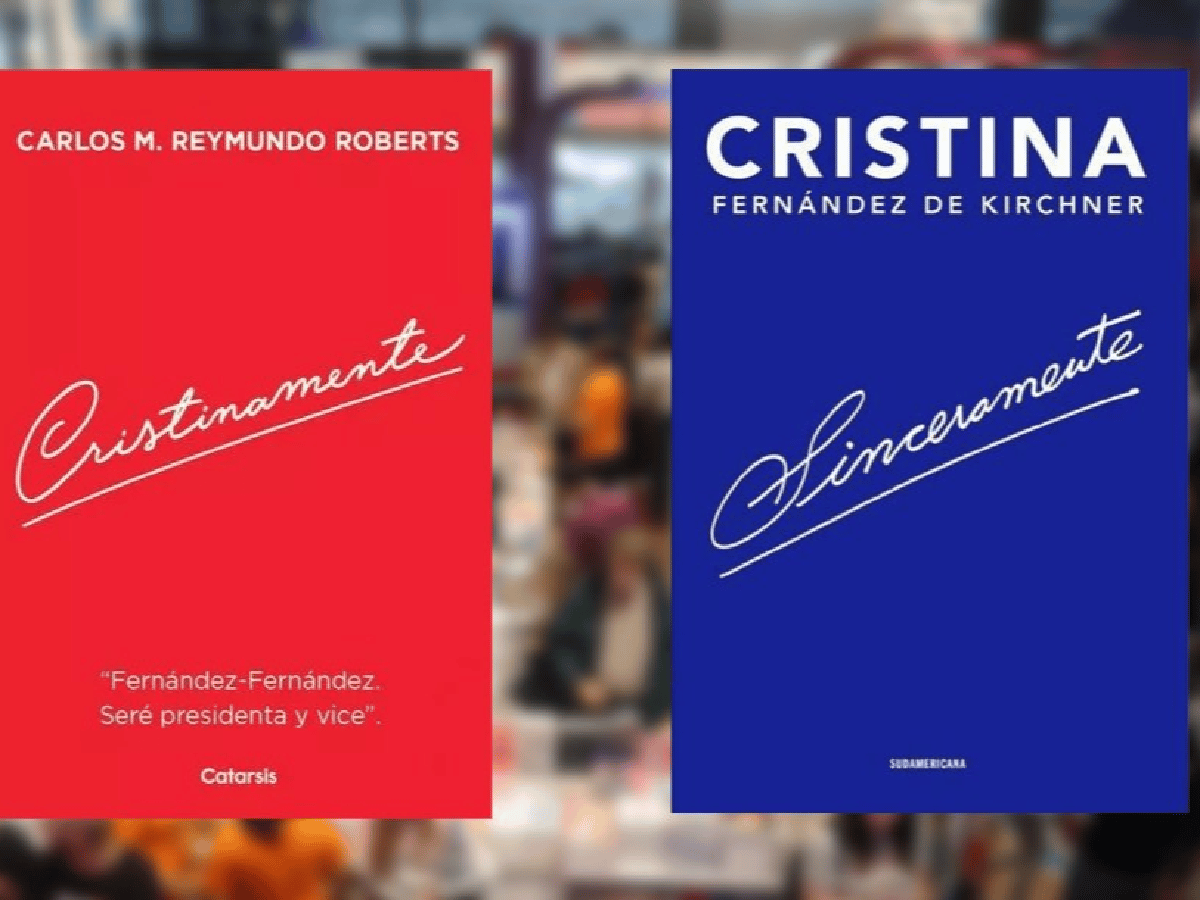 Dos libros de Cristina Fernández son los libros más vendidos