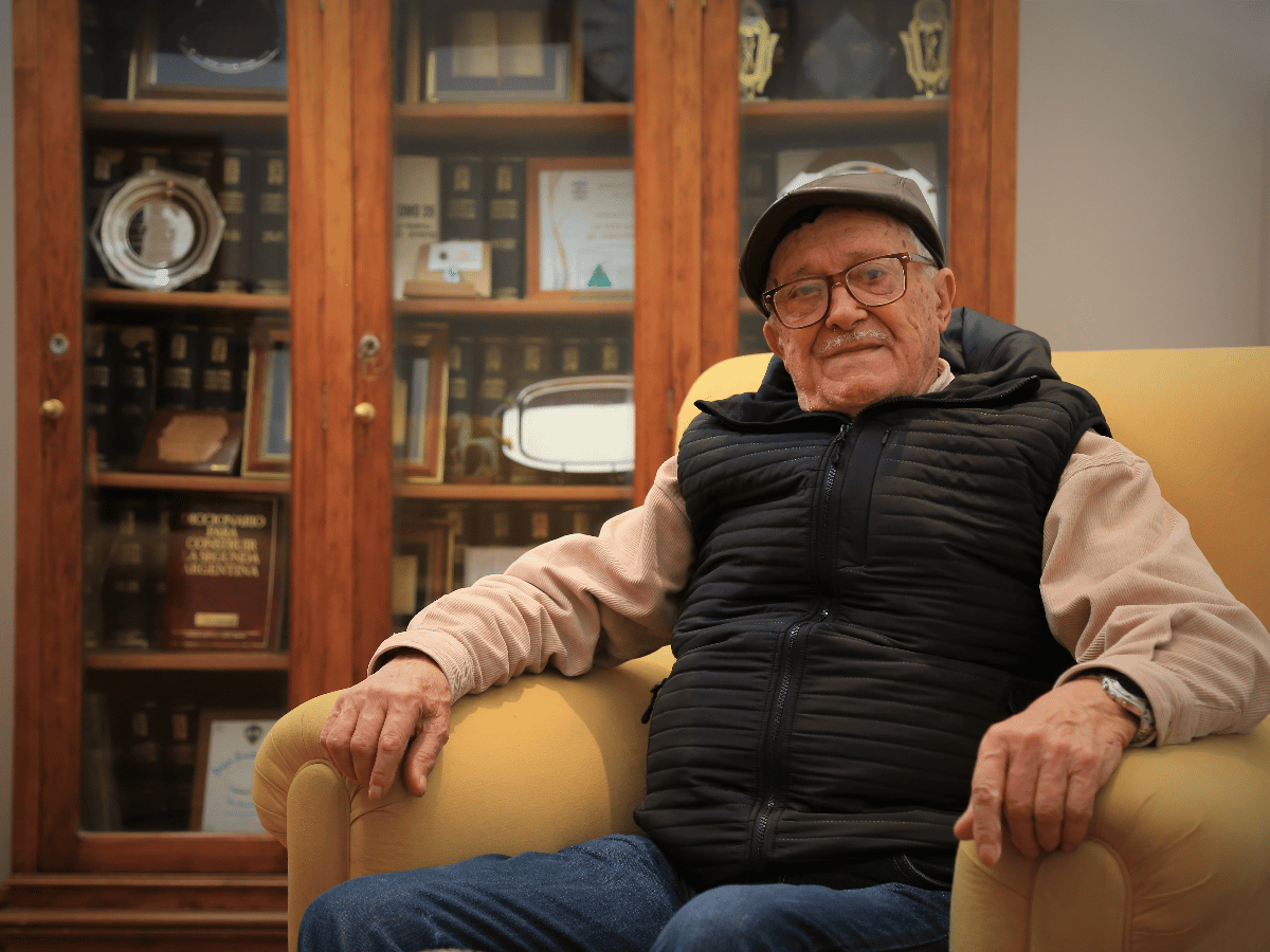 Giuseppe, un italiano que vivió su infancia entre bombas