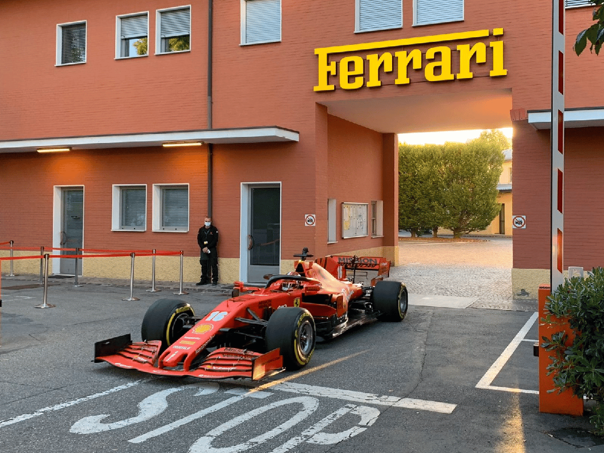 Ferrari salió a pista después de tres meses y medio