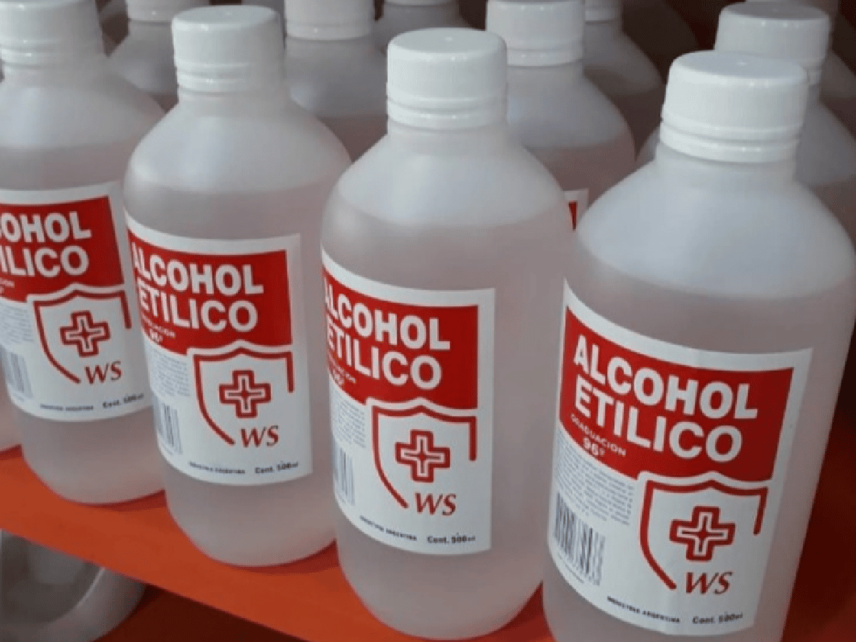 Anmat prohibió un alcohol etílico y un desinfectante líquido