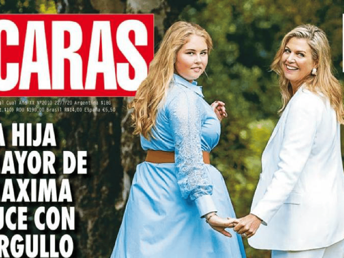 La revista Caras, blanco de las críticas por su tapa sobre la princesa Amalia