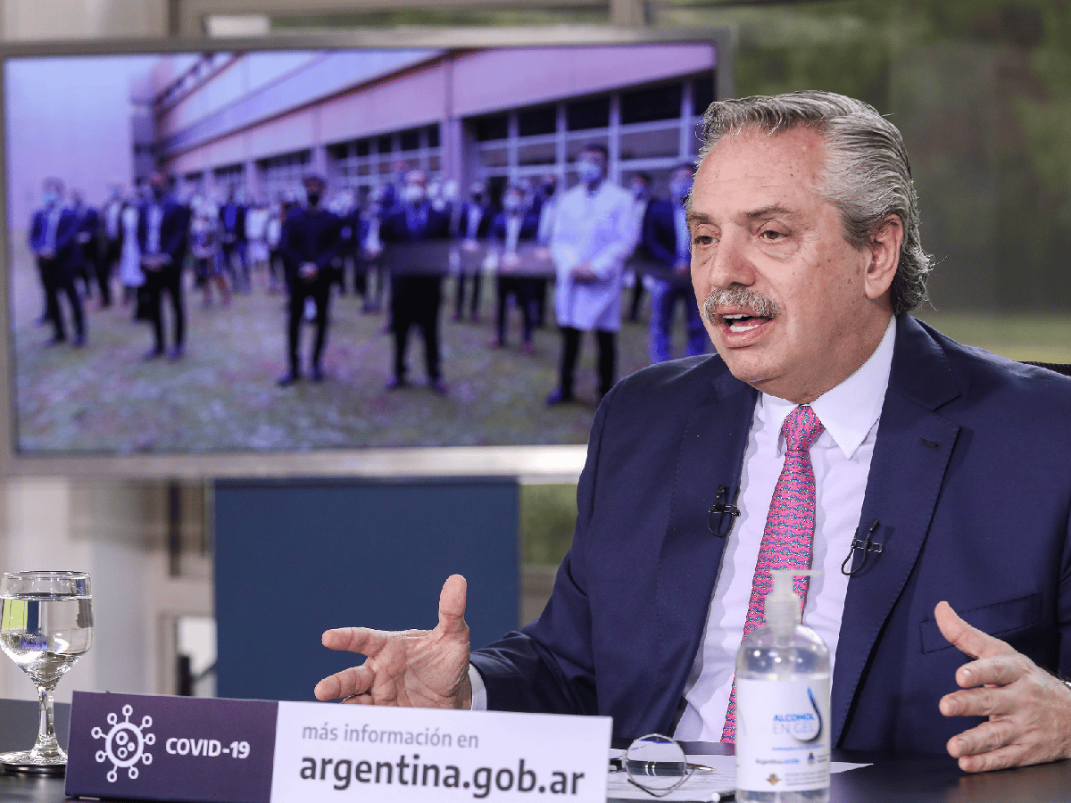 Alberto Fernández anuncia la fabricación en la Argentina de la vacuna de Oxford contra el coronavirus
