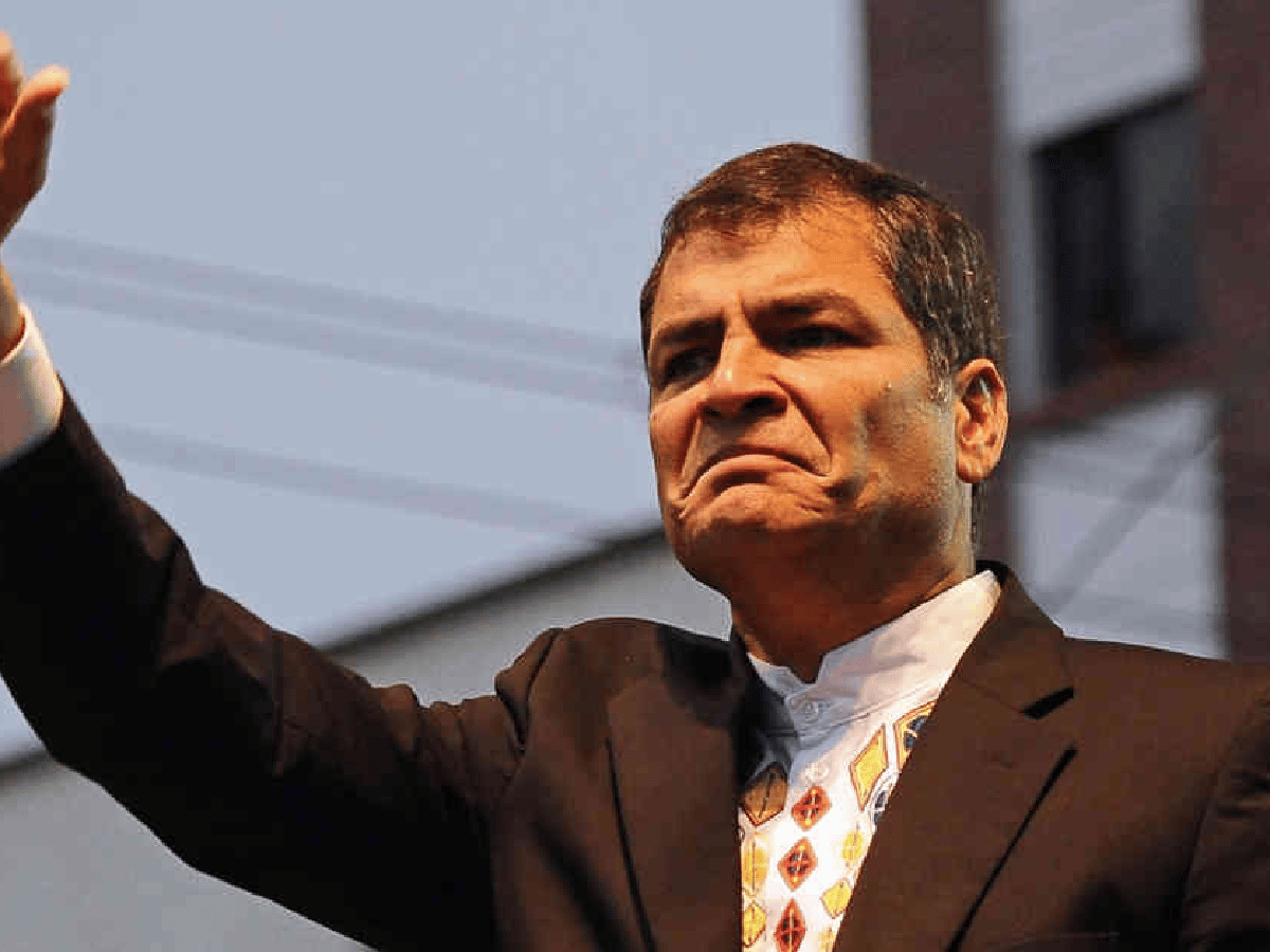 Designan a Correa como candidato a vicepresidente de Ecuador