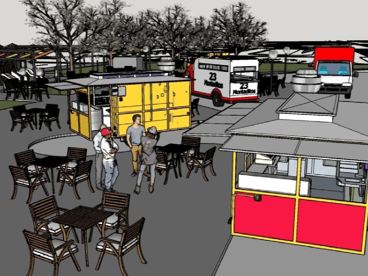  Arroyito: estacionamiento y patio de comidas, la renovación para Parque Romero     