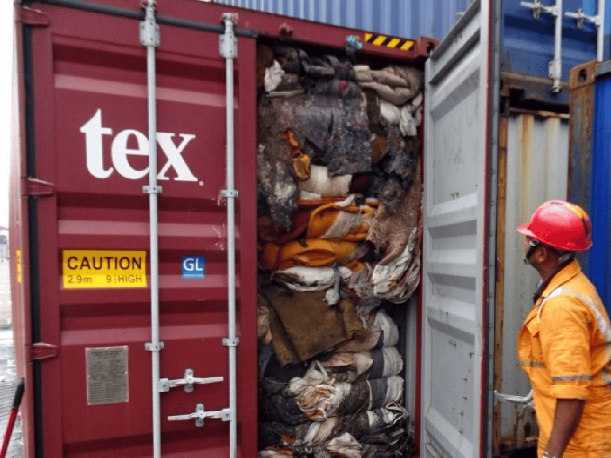 Sri Lanka devolvió 21 contenedores que Reino Unido le envió con residuos médicos y órganos humanos