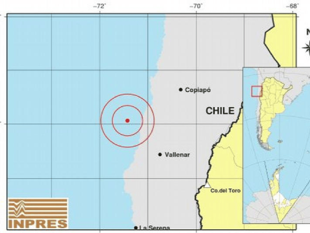 Un temblor de 7 grados en Chile se sintió en provincias de Argentina
