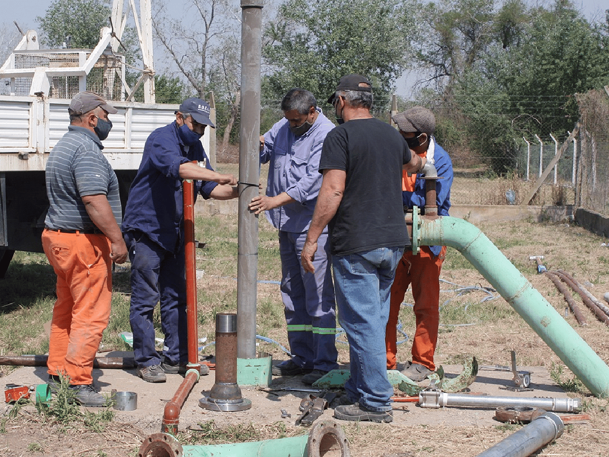 Arroyito: instalan bomba de agua en el sector norte     