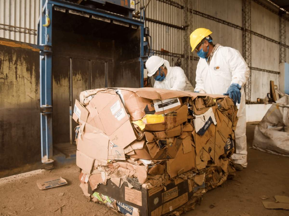 En Arroyito, la cooperativa  ya separó 160 toneladas  de materiales para reciclar
