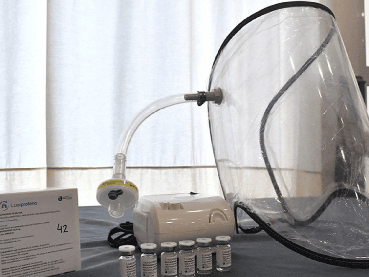 Arroyito: incorporaron cinco kits de ibuprofeno inhalatorio