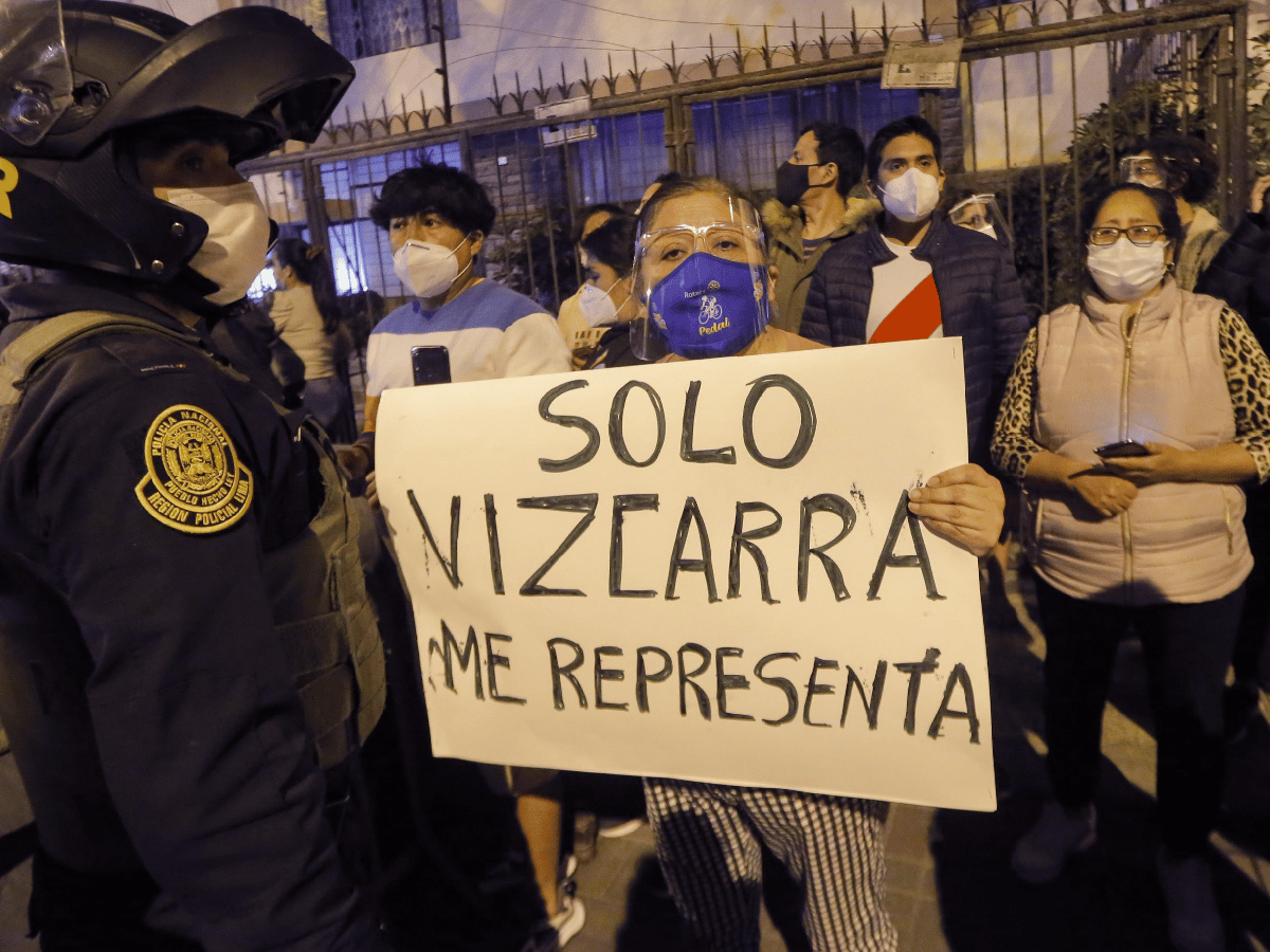 Protestas, disturbios y represión en Perú tras la destitución de Vizcarra