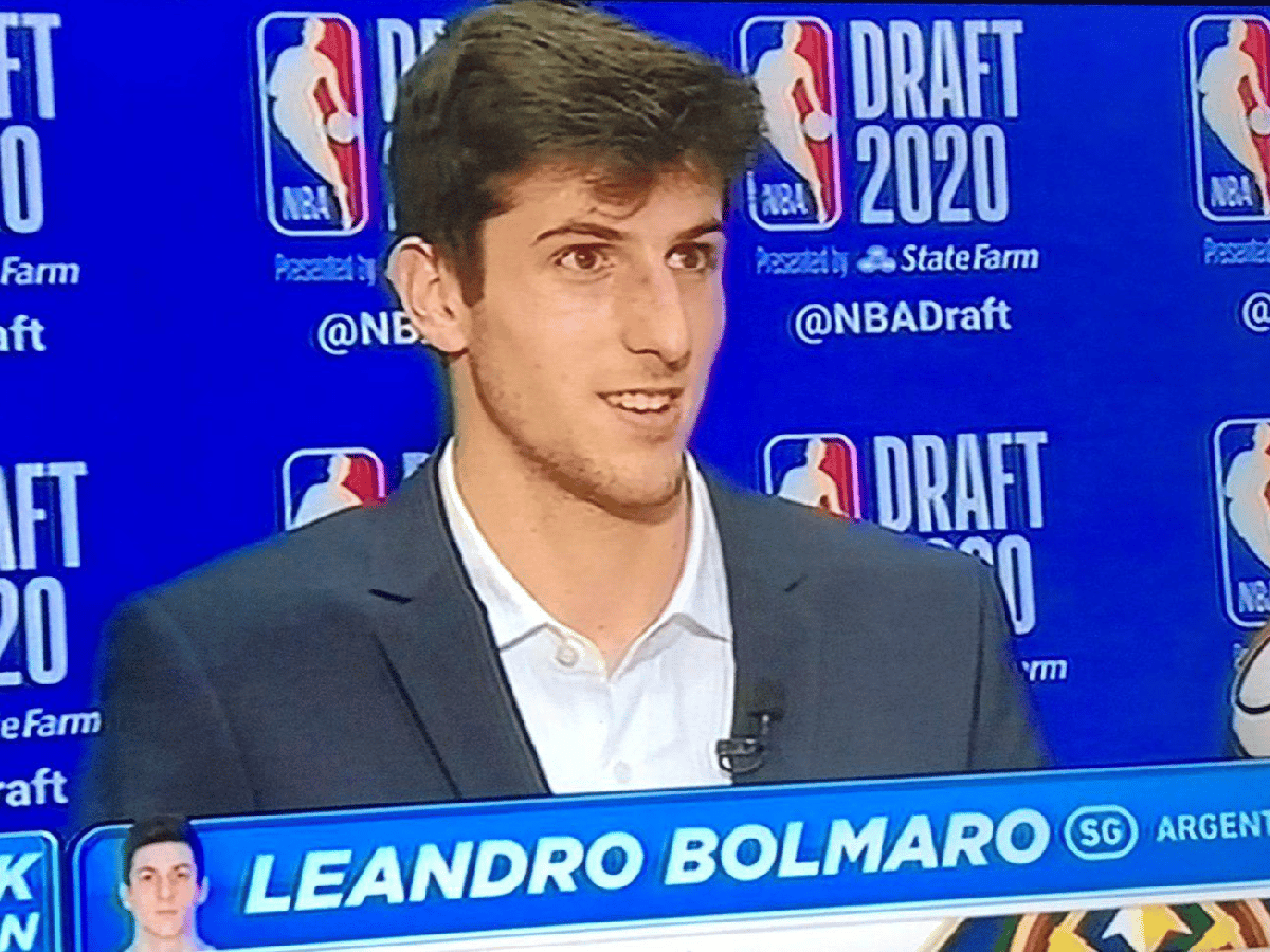 El varillense Leandro Bolmaro fue elegido en el draft de la NBA