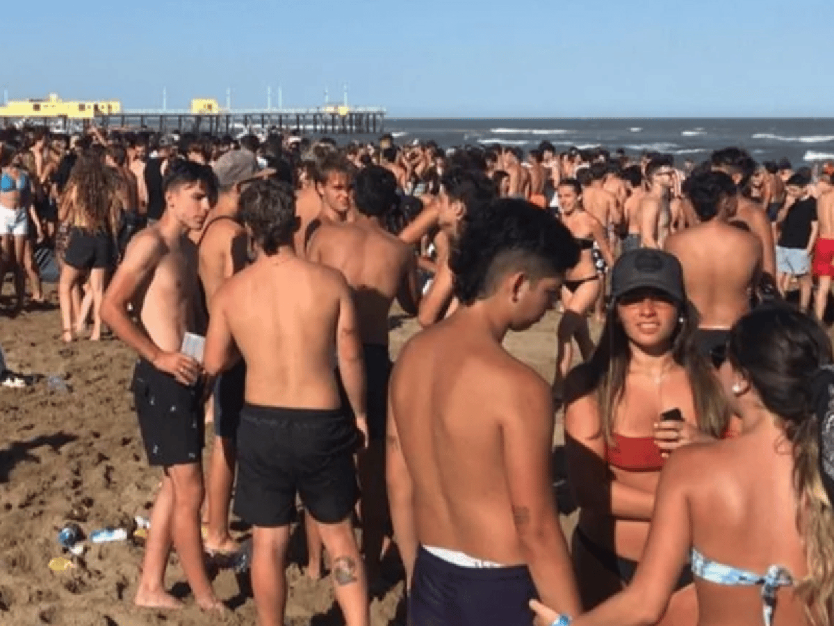 Tras el descontrol, habrá presencia policial en las playas de Pinamar