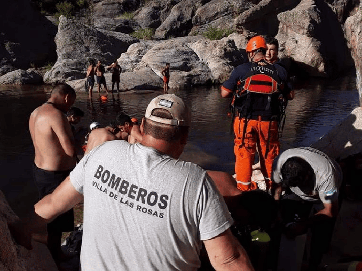 Un joven se ahogó en un río de Mina Clavero