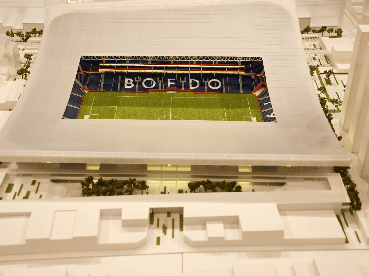 San Lorenzo presentó la maqueta del nuevo estadio