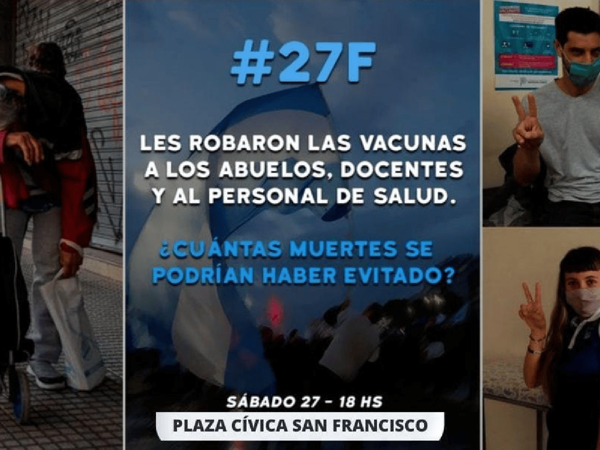27F: en San Francisco también marcharán por las vacunas vip