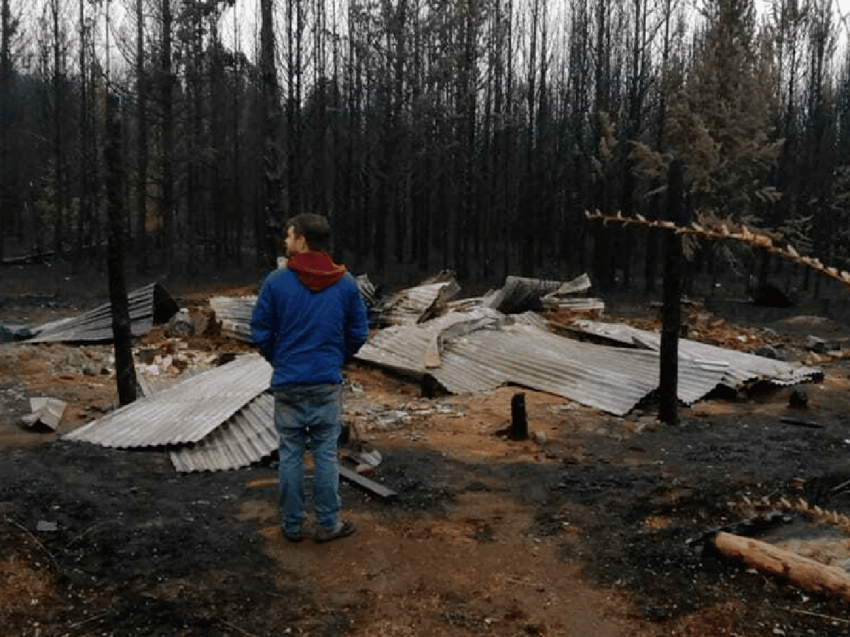 Incendio de la Cuenca Andina: La vida en el incendio: "Mis amigos perdieron todo, sus casas, los animales, los autos"