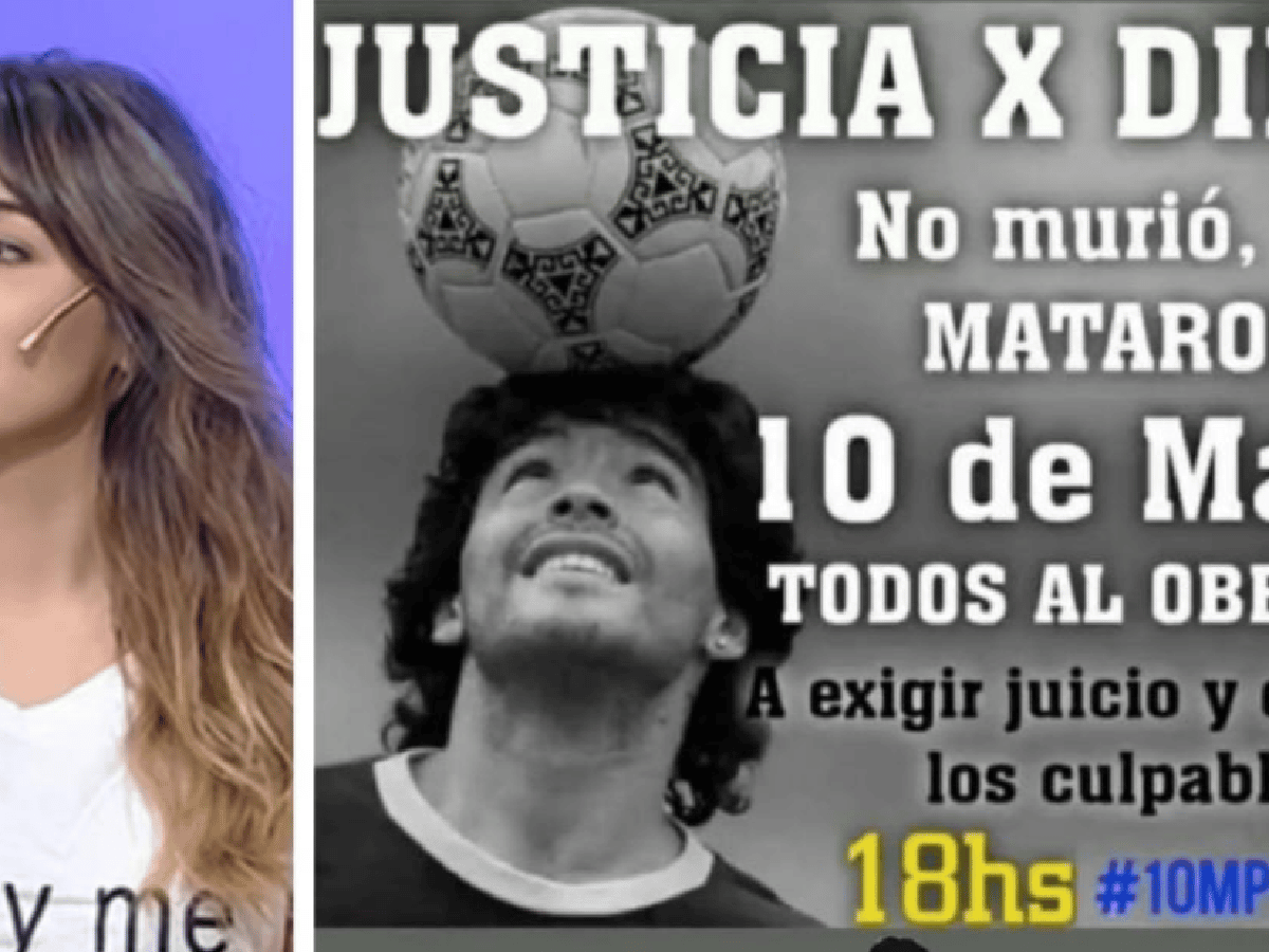 Muerte de Maradona: Gianinna convocó a una marcha al Obelisco para pedir Justicia