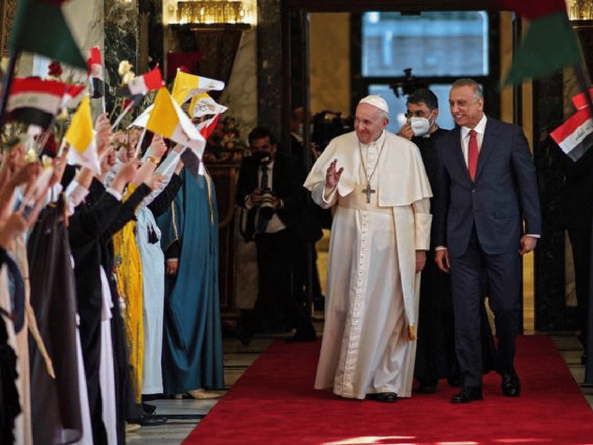 El Papa despidió Irak con mensajes contra el terrorismo