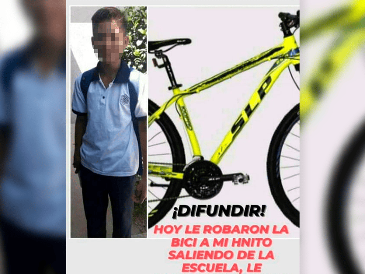  "Impotencia": apuntaron con un arma a chico de 13 años para robarle la bicicleta