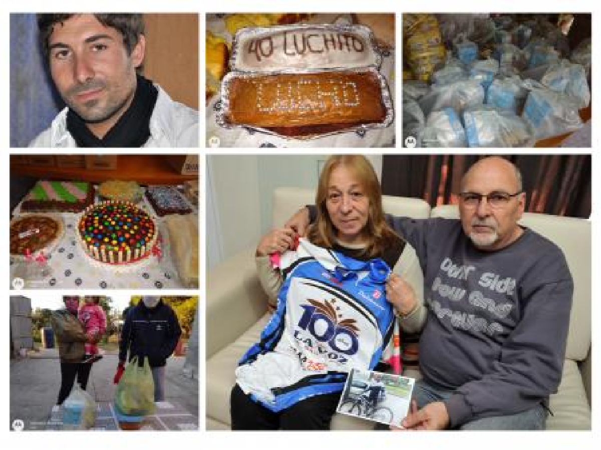 Celebraron el cumpleaños 40 de su hijo fallecido donando tortas a un merendero de Frontera 