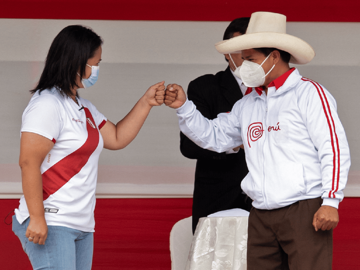Balotaje en Perú: empate técnico con el 90,8% de las actas; Keiko aventaja por 1,1%
