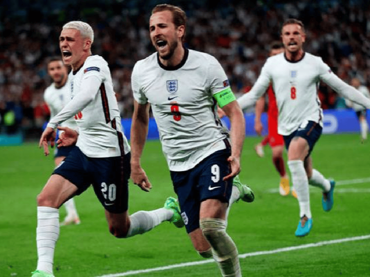  Inglaterra se metió por primera vez en la final de la Eurocopa