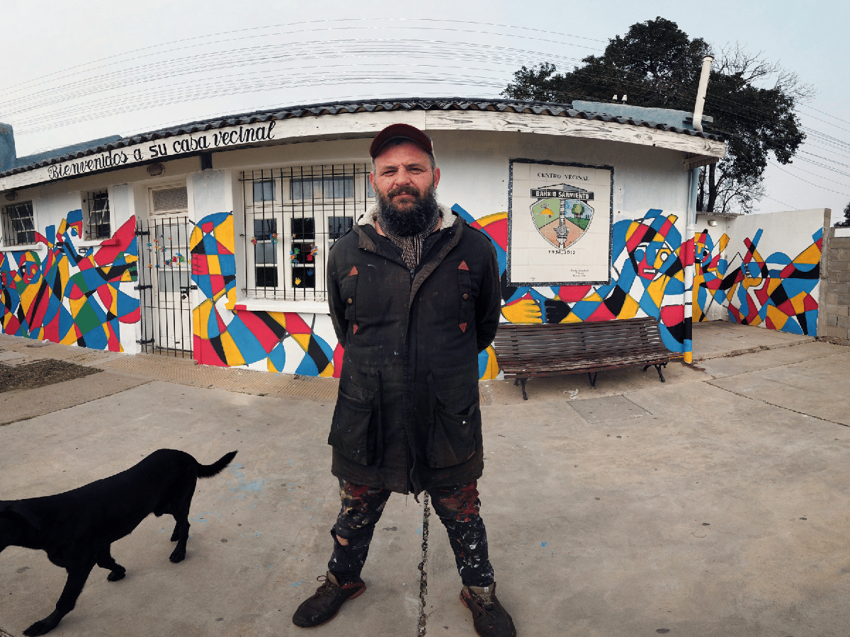 La brocha de la esperanza comunitaria se enciende en barrio Sarmiento