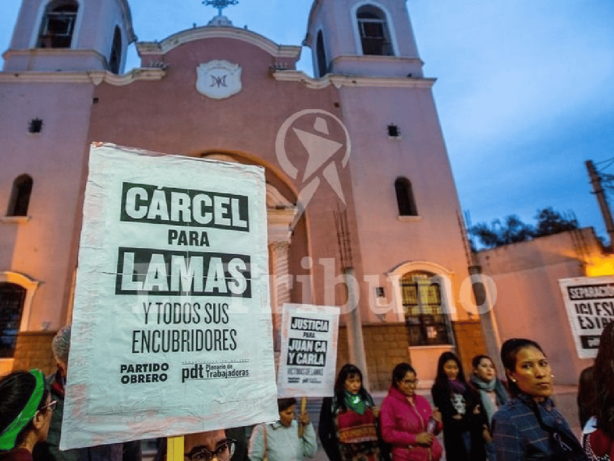 Marcha de repudio a fallo de Corte de Salta que sobreseyó a exsacerdote acusado de abuso sexual
