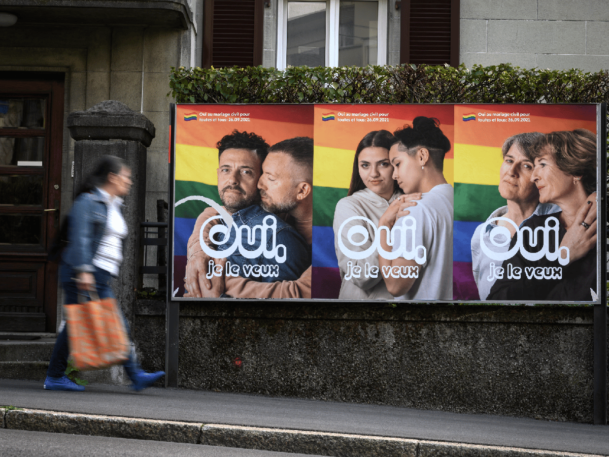 Los suizos aprobaron en un referendo el matrimonio igualitario