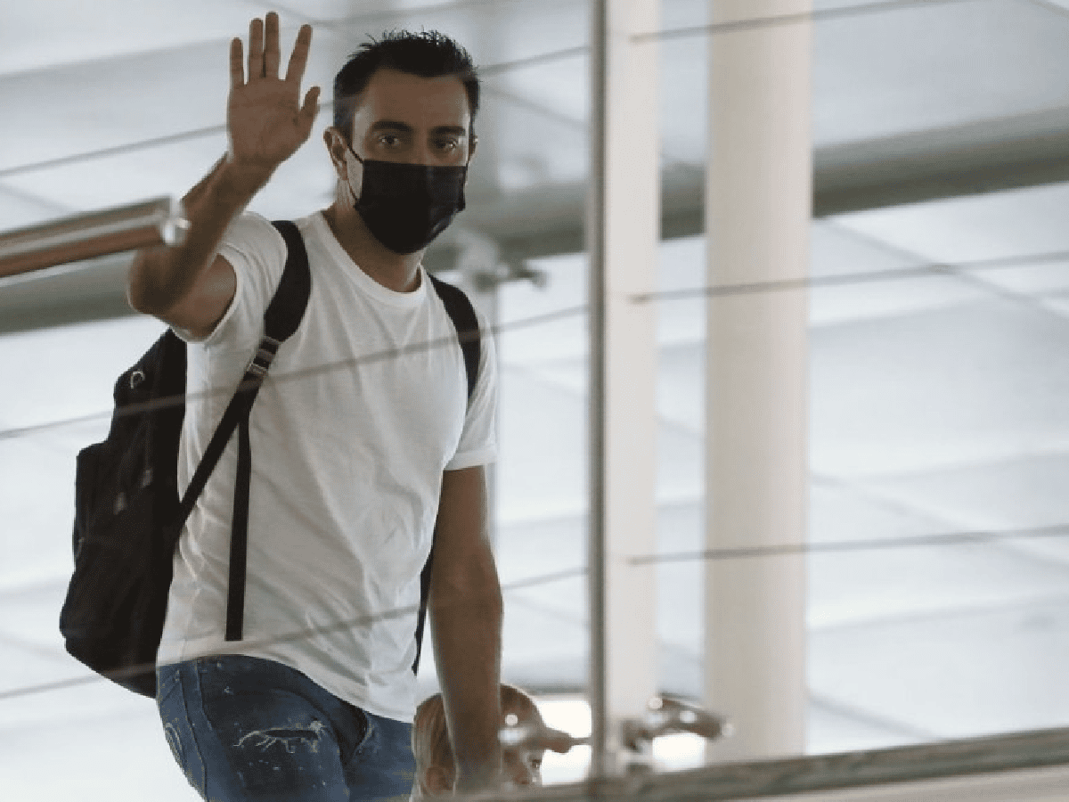 Xavi llegó a Barcelona: "Es el reto más grande de mi carrera"