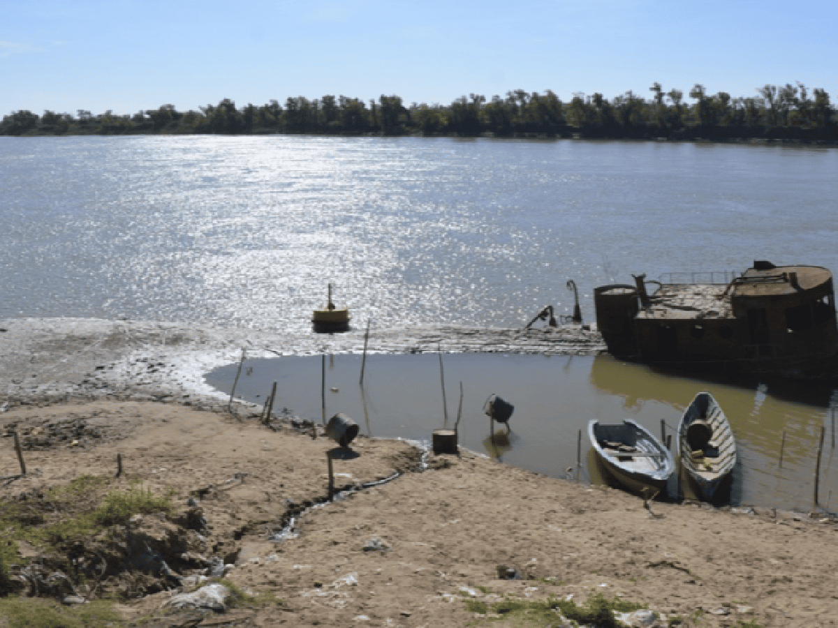El río Paraná sigue en bajante, con niveles que no se registraban desde 1944