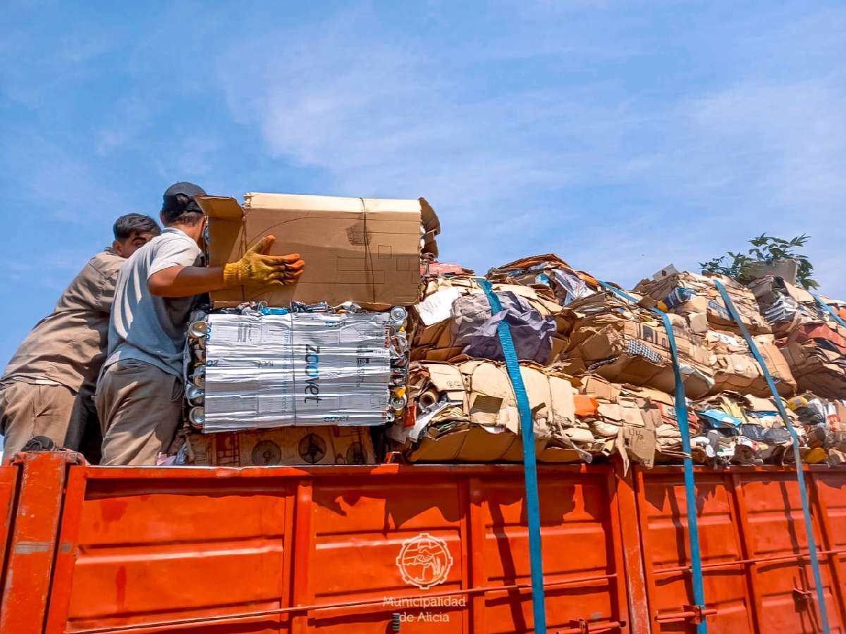 Venta de reciclados: una política de Estado que crece en San Justo         