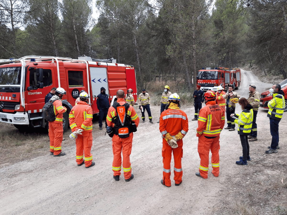 Bombero sanfrancisqueño se capacita en  España en el combate de incendios forestales  