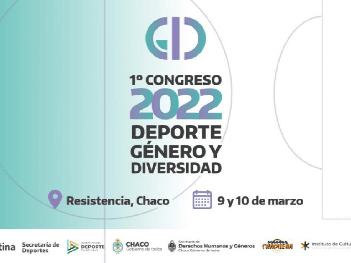 Chaco será escenario del I Congreso Nacional de Deporte, Género y Diversidad