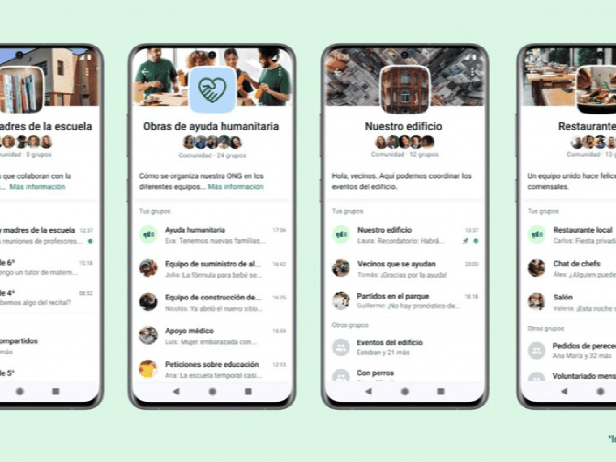 WhatsApp incorpora reacciones a los chats y lanza las “Comunidades”
