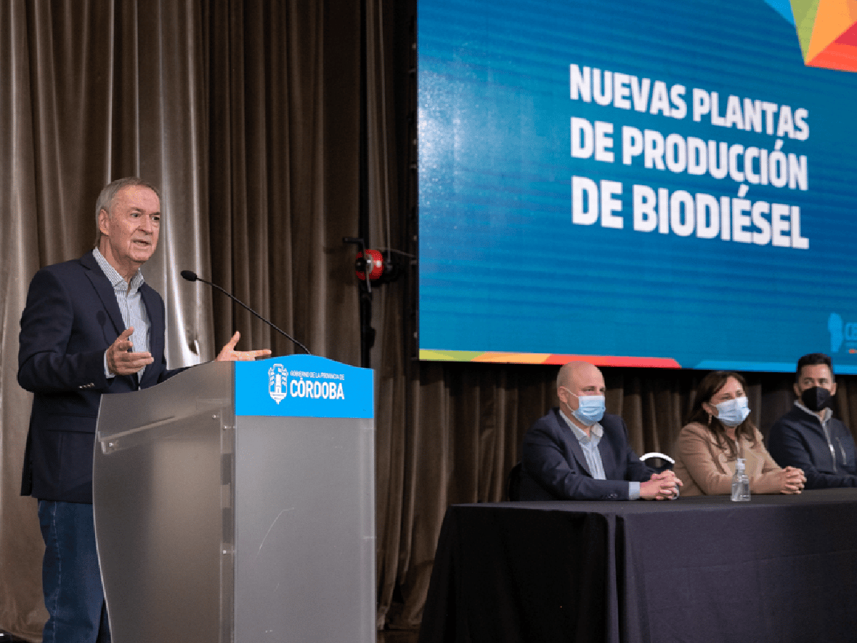 Córdoba construirá 20 nuevas plantas para la producción de biodiesel
