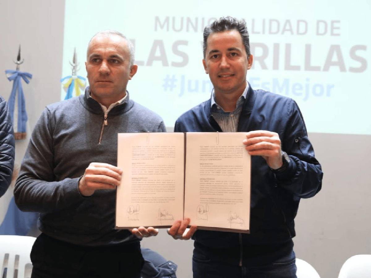 Calvo anunció la construcción de un polideportivo social en Las Varillas