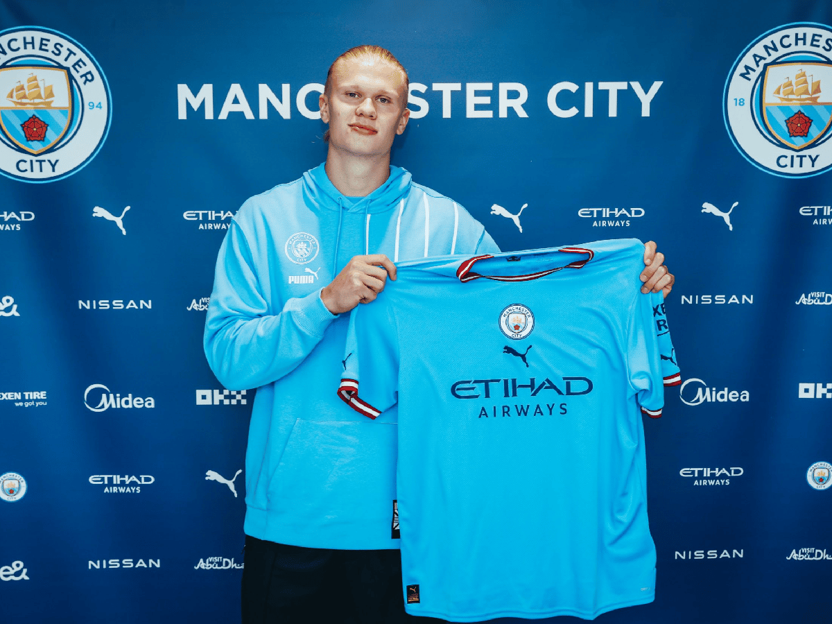 Manchester City presentó a Haaland